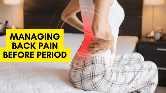 Back Pain Before Period